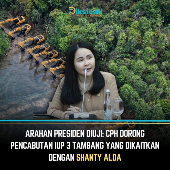 
Central Pemuda Halmahera (CPH) minta kementerian ESDM cabut IUP yang di pimpin Shanty Alda